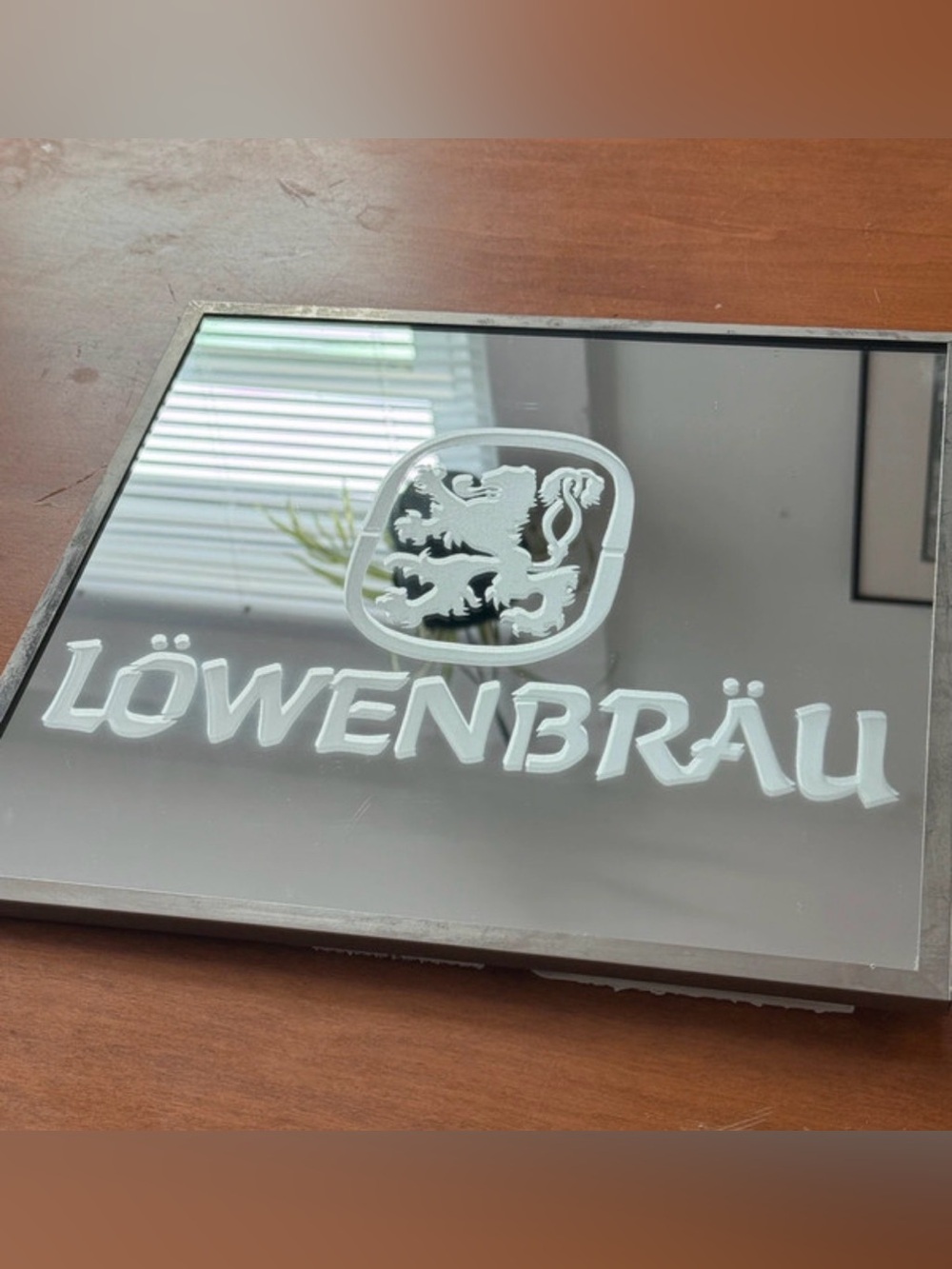 Lowënbräu Brewery Beer Mirror Collectible for Home Bar